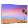 Palm Springs Sunset Art - California Desert Landscape on Canvas