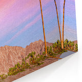 Palm Springs Sunset Art - California Desert Landscape on Canvas