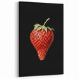 Grunge Canvas Print - Dark Strawberry Art - Vintage Grunge Aesthetic