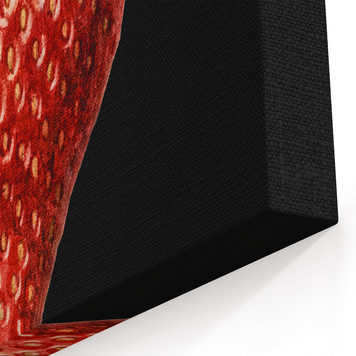 Grunge Canvas Print - Dark Strawberry Art - Vintage Grunge Aesthetic