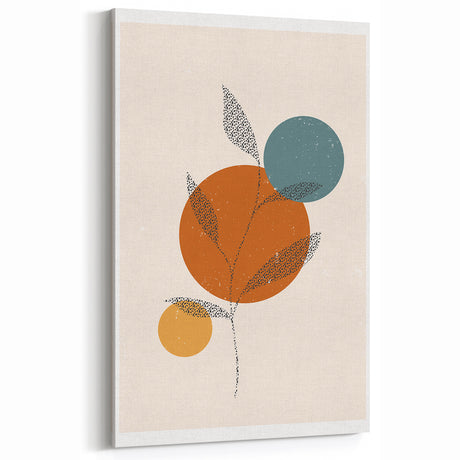 Boho Chic Leaf Art Print | Eclectic Bohemian Wall Art | Abstract Design
