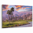 Palm Springs Golf Course Art - California Desert Wall Decor on Canvas