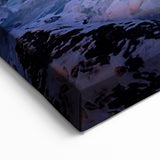 Minnesota Wall Art – Stunning Sunset Over Ice Lake Scene Canvas Print