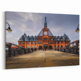 Historic New Jersey Scenes – Central Railroad Terminal Wall Art Print