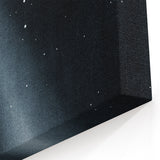 Grunge Wall Art - Starry Night Sky Print - Abstract Grunge Canvas Decor
