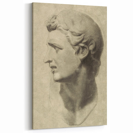 Grunge Wall Art - Classical Sculpture Drawing - Vintage Grunge Decor