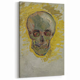 Edgy Urban Grunge Wall Art - Abstract Skull Grunge Aesthetic Decor