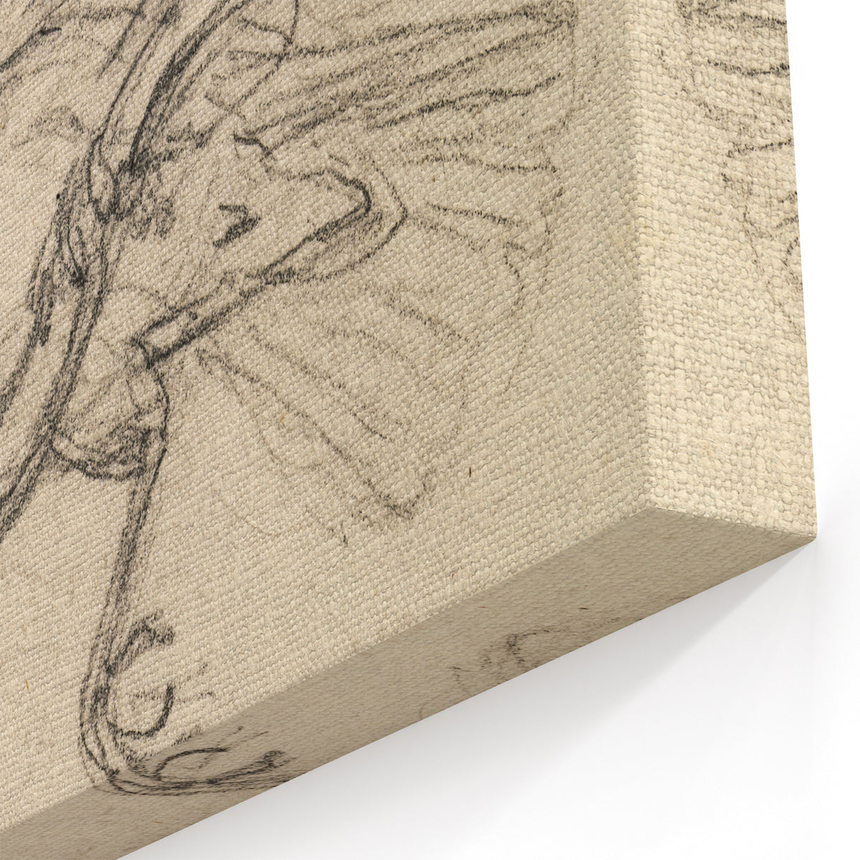 Grunge Wall Art | Vintage Grunge Bird Sketch | Abstract Grunge Aesthetic
