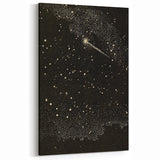Grunge Wall Art | Vintage Cosmic Starburst Print | Abstract Grunge Art