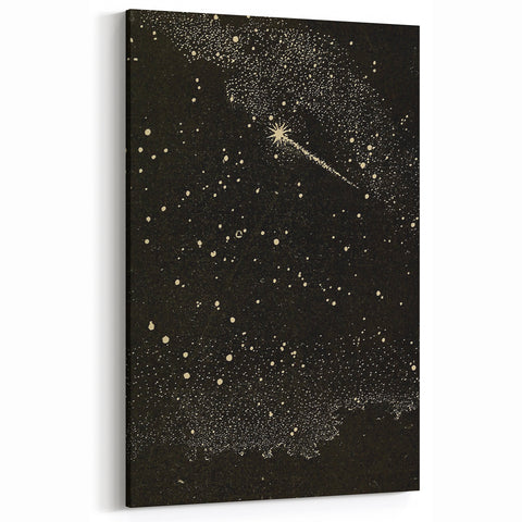 Grunge Wall Art | Vintage Cosmic Starburst Print | Abstract Grunge Art