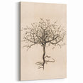 Grunge Wall Art | Vintage Tree Sketch | Abstract Grunge Botanical Print