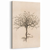 Grunge Wall Art | Vintage Tree Sketch | Abstract Grunge Botanical Print