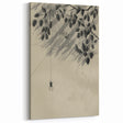 Grunge Wall Art - Spider Web and Berries Vintage Grunge Canvas Print