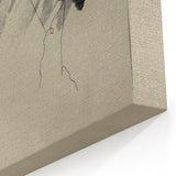 Grunge Wall Art - Spider Web and Berries Vintage Grunge Canvas Print