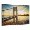 New Jersey Canvas Prints – Scenic George Washington Bridge at Sunset