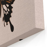 Urban Grunge Art | Grunge Butterfly Wall Art | Modern Grunge Canvas Print