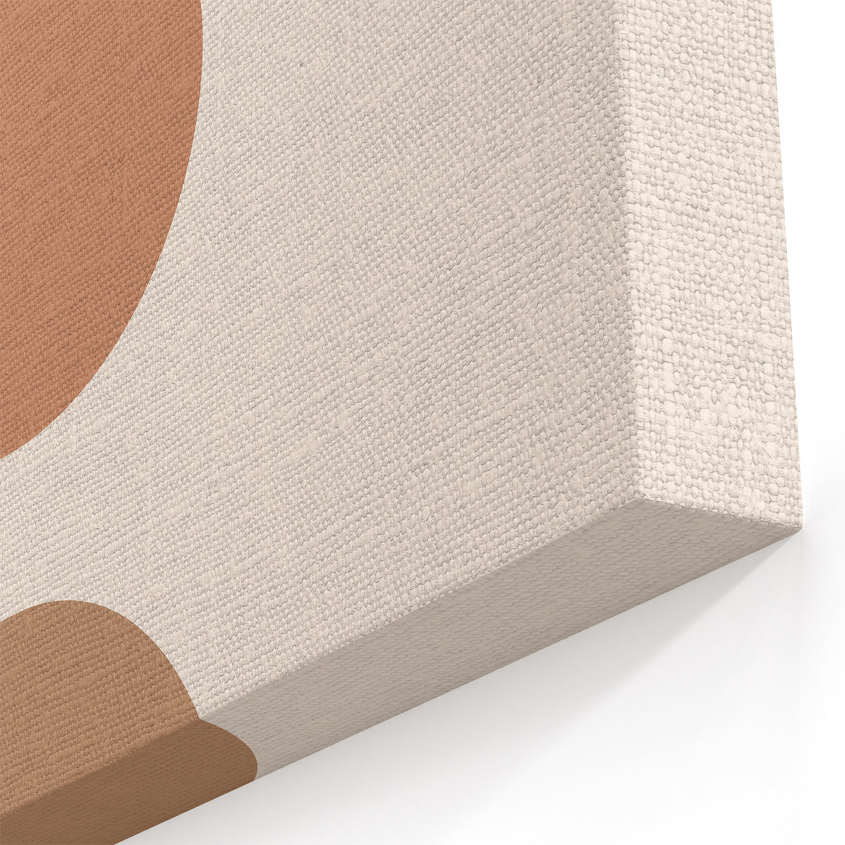 Boho Minimalist Wall Art | Earthy Geometric Canvas | Neutral Tones