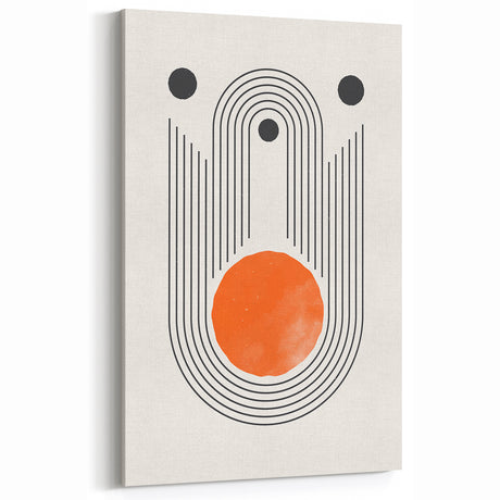 Boho Geometric Wall Art | Bold Abstract Canvas | Modern Minimalist Design