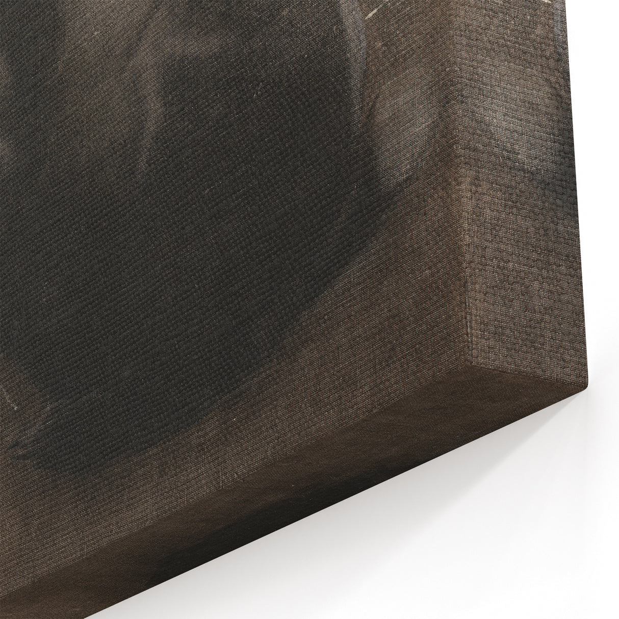 Grunge Wall Art: Black Rabbit Design | Vintage Grunge Canvas Print