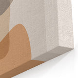 Boho Abstract Wall Art | Neutral Tones Geometric Canvas | Modern Design