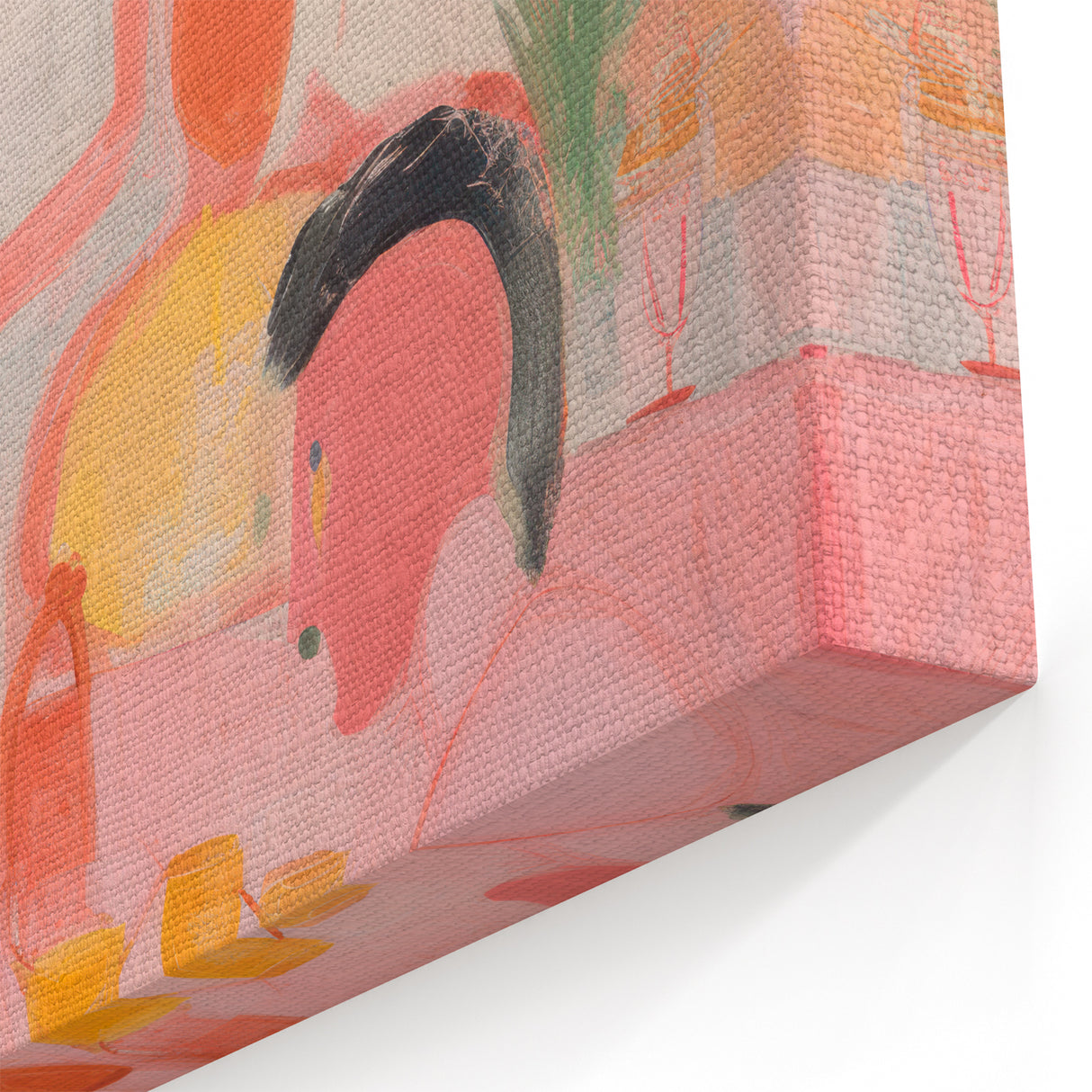 Abstract Electric Art with Dynamic Figures | Vibrant Modern Wall Decor