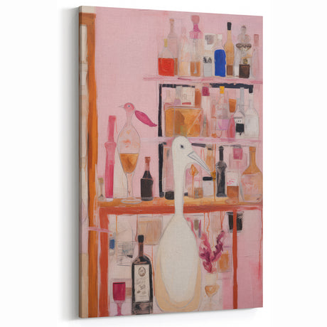 Modern Electric Art with Dynamic Birds | Vibrant Abstract Wall Decor