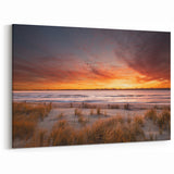 Custom New Jersey Artwork – Scenic Sunset Over Jersey Shore Dunes
