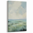 Electric Landscape Wall Art with Serene Green Fields | Modern Decor