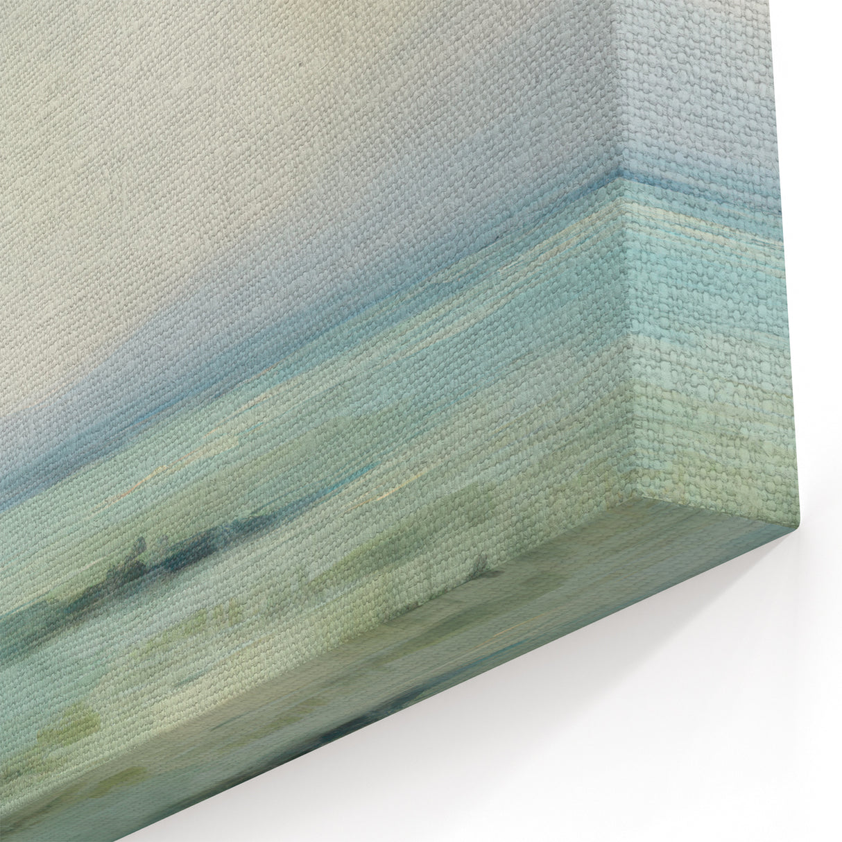 Electric Landscape Wall Art with Serene Green Fields | Modern Decor