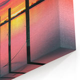 Historic New Jersey Scenes – Vibrant Sunset Over Marina Wall Art