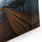 Mississippi Photography - Peaceful Dusk Pier Canvas Prints