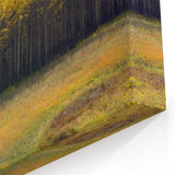 New Mexico Scenic Art – Vibrant Aspen Trees in Fall Landscape Wall Decor