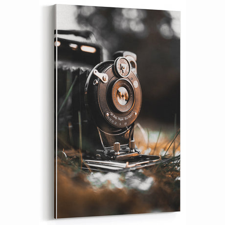 Vintage Camera Rustic Wall Art – Farmhouse Decor with Nostalgic Charm