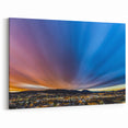 New Mexico Wall Art – Stunning Santa Fe Sunset Sky Scenic Southwestern Art