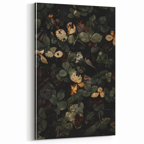 Rustic Forest Leaves Wall Art – Farmhouse Decor with Autumn Charm