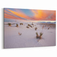 White Sands Wall Decor – Stunning New Mexico Desert Sunset Scenic Art