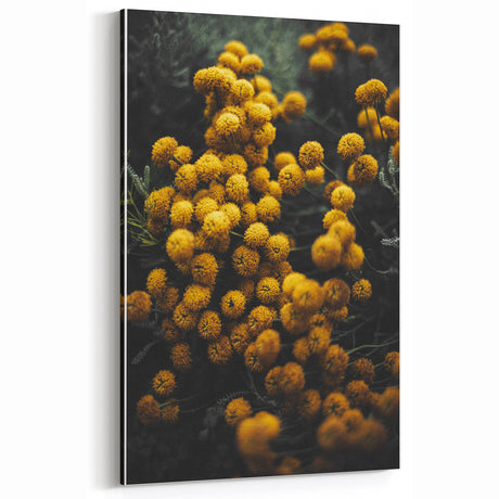 Rustic Yellow Flower Wall Art – Farmhouse Decor with Autumn Elegance