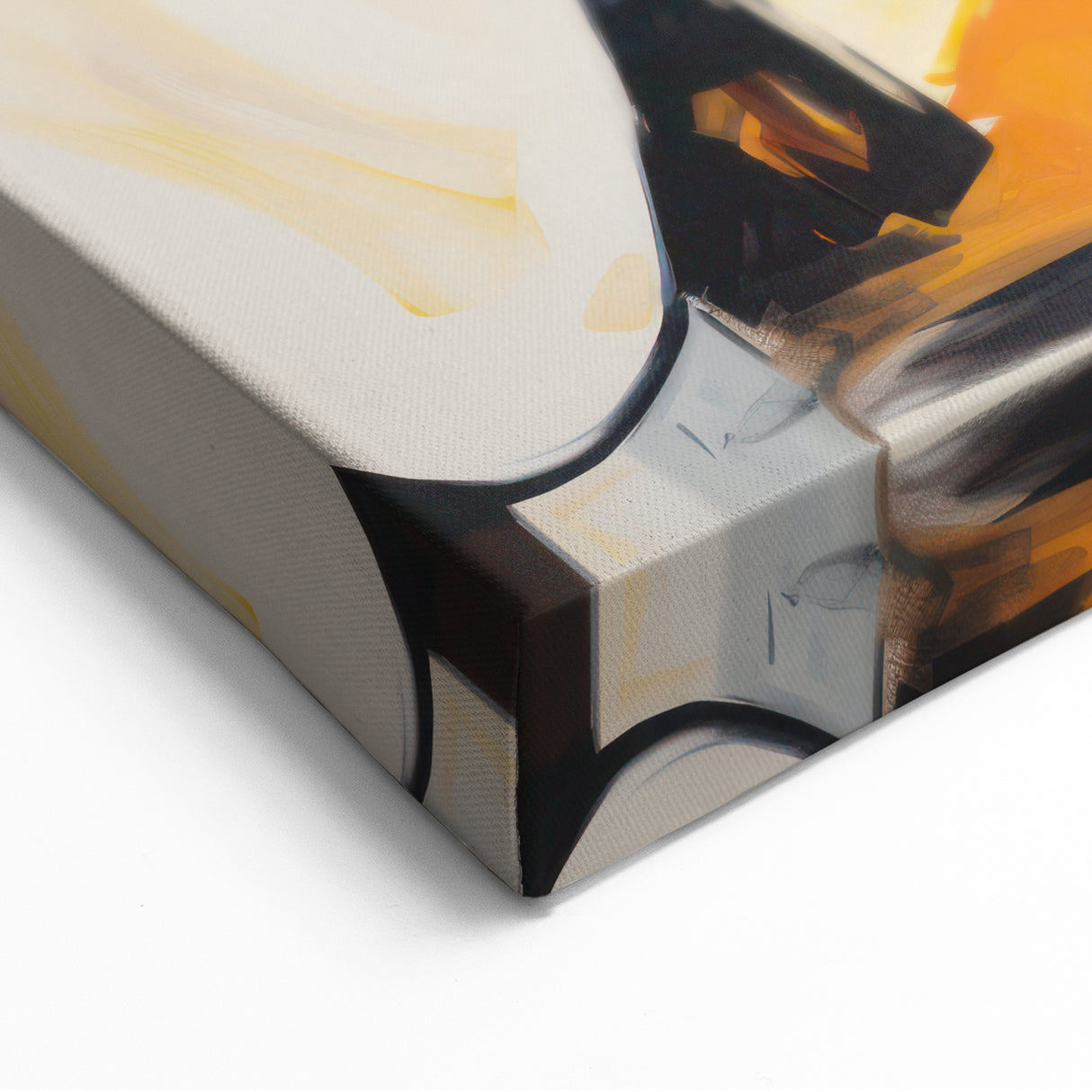 Electric Still Life Wall Art with Yellow Teapot | Modern Abstract Decor