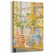 Electric Floral Still Life Wall Art with Vases | Vibrant Modern Decor
