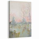 Electric Forest Landscape Wall Art | Serene Nature-Inspired Decor
