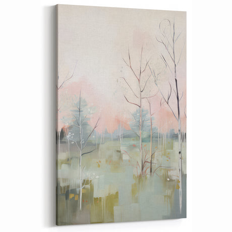 Electric Forest Landscape Wall Art | Serene Nature-Inspired Decor
