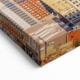 Kansas City Downtown Artwork - Vibrant Missouri Cityscape Canvas Print