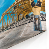 Sacramento Tower Bridge Under the Sun – Vibrant Cityscape Wall Art