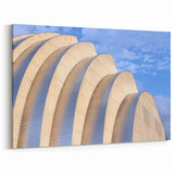Framed Kansas City Art - Modern Kauffman Center Cityscape Wall Decor