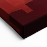 Minimalist Sacramento Skyline – Bold Red Sunset Cityscape Wall Art