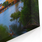 Sacramento Waterfront Skyline – Tower Bridge with Ferris Wheel Wall Art