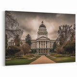 California State Capitol – Dramatic Sacramento Architecture Wall Art