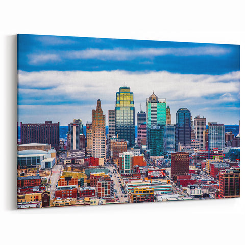 Kansas City Photography Art - Union Station Fountain Evening View