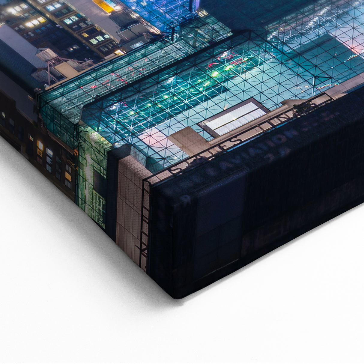 New York City Skyline Canvas - Iconic Empire State Building Night Art