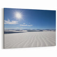 New Mexico Wall Decor - Bright White Sands Desert Landscape Art